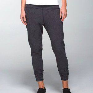 lululemon Atman Pant Women Heathered Black 6